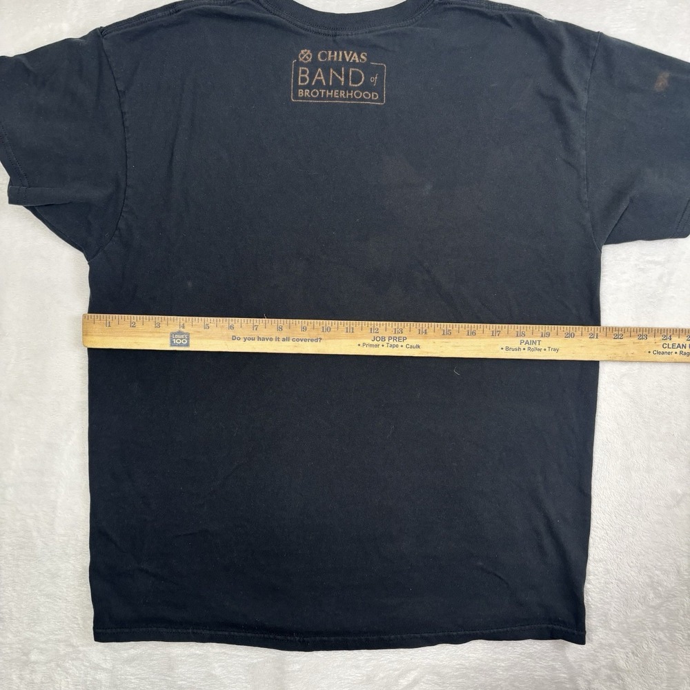 VTG Y2K Mana Chivas Band of Brotherhood Black Short Sleeve Graphic Shirt Men's L - Picture 9 of 10